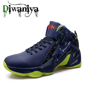 

High Top Boys Men Basketball Shoes Men's Cushioning Light Basketball Sneakers Men Zapatos Hombre Breathable Outdoor Sports Shoes