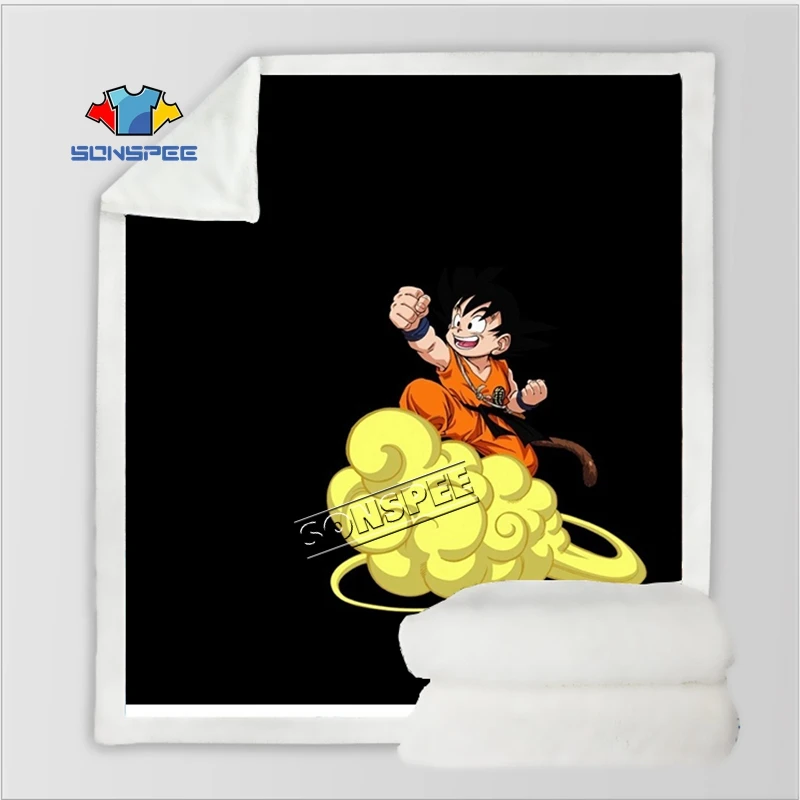 Dragon Ball, молодежное постельное белье для путешествий, Супер Saiyan Goku, набивное одеяло с рисунком, покрывало для мальчиков и девочек, дорожное одеяло, квилт для софы - Цвет: 20