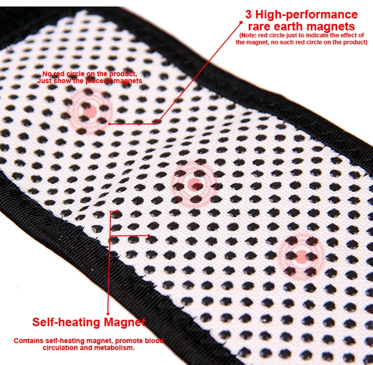1 Pair Tourmaline Wrist Support Magnetic therapy Self heating Elastic Wrap Strap Wrist Brace Support