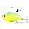 Lubit winter ice fishing realis level vib lures 5CM 14.6G Mini Sinking Fishing Vib Lure ABS Hard Plastic Vibe Fishing Lures ► Photo 2/6