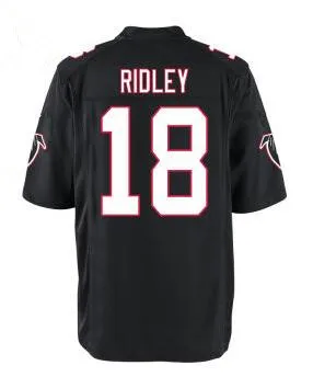 Мужские 11 Julio Jones Джерси 18 Ridley 2 Matt Ryan 21 Deion Sanders 24 Devonta Freeman Прошитые Логотипы футбольные майки - Color: Limited jersey