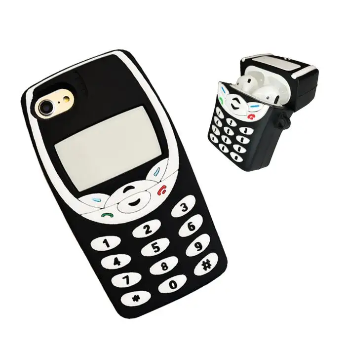 Винтаж Ретро мобильный телефон комплект чехол для переноски 1 2 Чехол iPhone 12 11 Pro Max X
