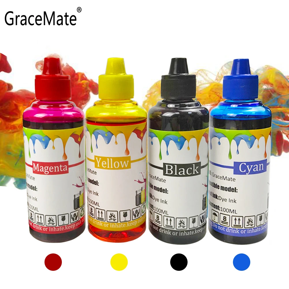

GraceMate Printer Ink Refill Ink Bottle Replacement For Hp 662 For 1015 1515 2515 2545 2645 3545 4510 4515 4516 4518 Printer