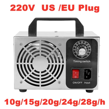 

Portabl Ozone Generat 220V 10g 15g 20g 24g 28g O3 Generat Air Purifier Home Ozonator with Timing Switch US/EU Plug