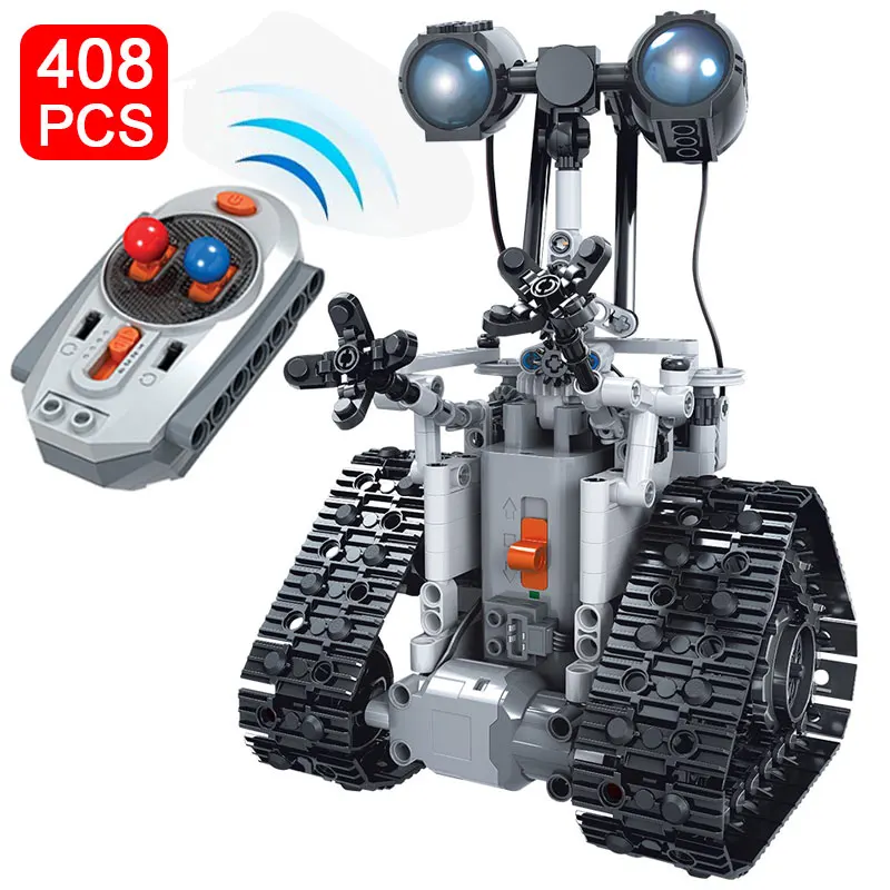 iBofans 408PCS High-tech DIY RC Robot Electric Building Blocks Remote Control Intelligent Bricks Toys Brithday Gift | Игрушки и хобби
