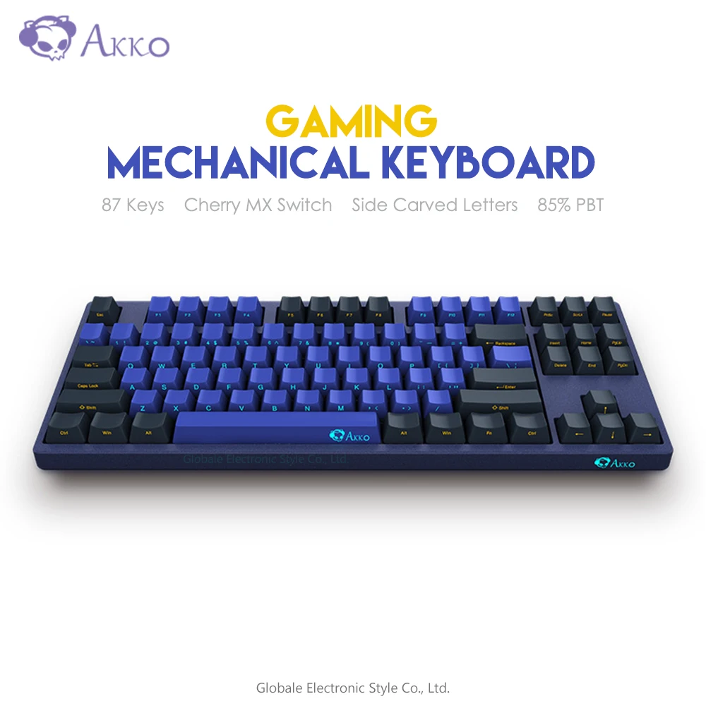 Продажа AKKO 3087 SP Horizon игровая механическая клавиатура 87 клавиш TYPE C USB проводной компьютерный геймер Вишневый выключатель MX 85% PBT программируемый