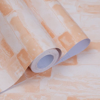 DIY ретро кирпич узор обои самоклеющиеся 3d имитация красного кирпича китайский ресторан стикер стены промышленный стиль - Цвет: 15