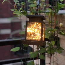 Горячий-Солнечный открытый сад настенный светильник светодиодный светильник струнный светильник s пейзаж Декор лампа