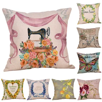 

Pillow Cover Summer Sunny Refreshing Pattern Sofa Cushion Cover Household Home Decor Kussenhoes Cojines Pillow Case Funda Cojin