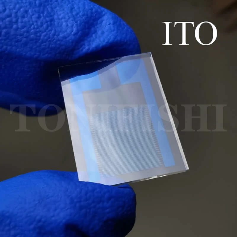 

80μm fully transparent ITO conductive glass interdigital electrode capacitance array gas biosensor photoelectric detection