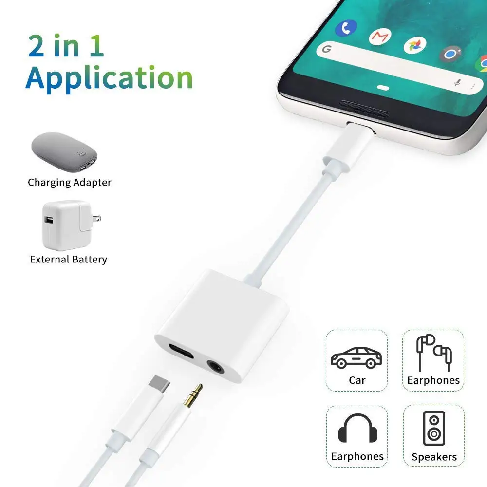 Olhveitra Тип C 3,5 мм аудио разъем для зарядки наушников для huawei samsung Xiaomi Oneplus Android USB C разветвитель наушников адаптер