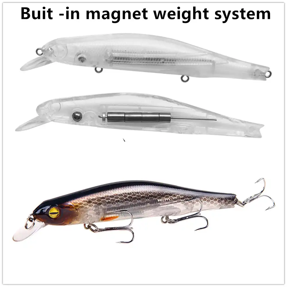 1個海釣りミノーワブラーbaits12 5cm 17グラム人工ハード餌3d目トローリングクランクベイトパイクペスカ釣りルアータックル 釣りルアー Aliexpress