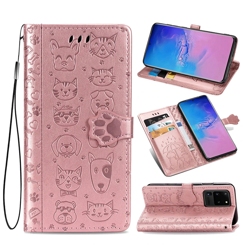 Чехол для Samsung Galaxy S8 S9 S10 S20 Plus Ultra A01 A51 A71 A11 A21 A41 A50 A70 A20S M31 кожаный чехол-кошелек Etui |