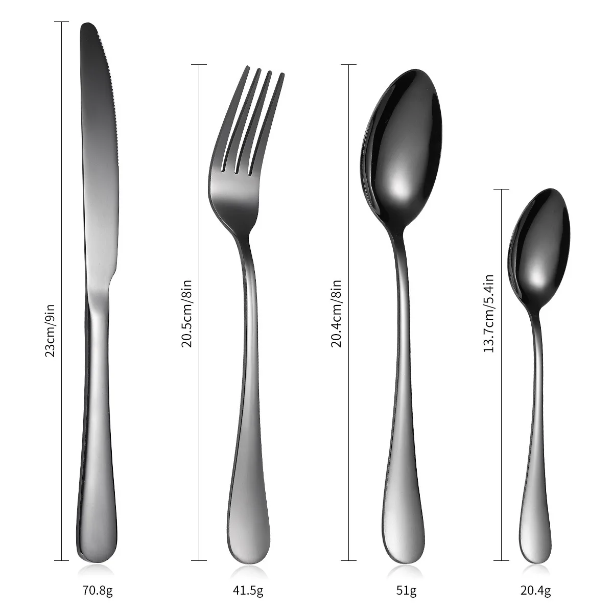 US $47.91 24 Piece Set Of Stainless Steel Tableware Gift Box Packaging Creative Modern Design Cutlery Set Kitchenware Decor