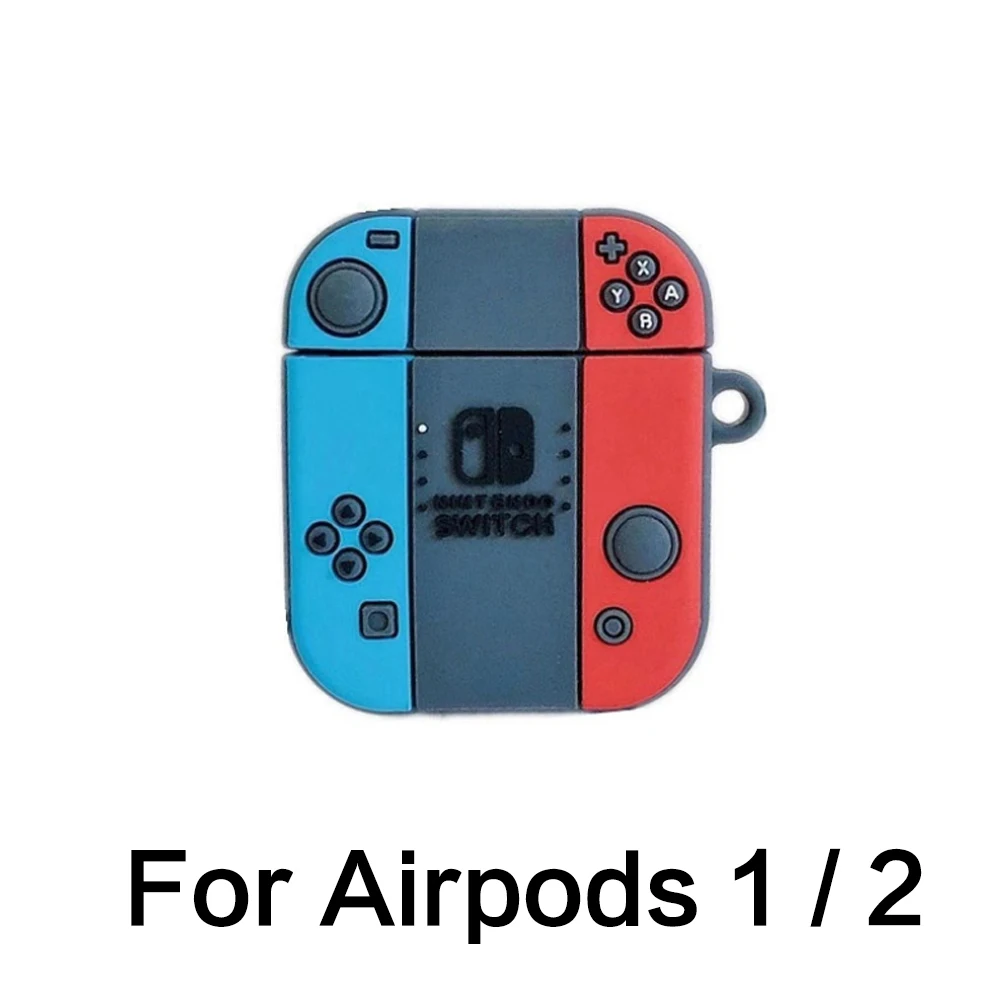 For Pods 1 2 GJ0126 Для Apple Airpods Pro Чехол для наушников модный переключатель игровой консоли беспроводной Bluetooth гарнитура чехол для Airpods Pro 3 силиконовый чехол - Цвет: For Pods 1 2 GJ0126