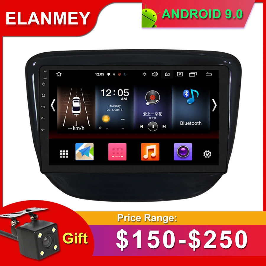 

Gift Camera Car Radio for Chevrolet CAVALIER Android 9.0 GPS Navigation Bluetooth Touch screen wifi Car Audio Stere Multimedia