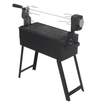 

Outdoor Automatic Electric Charcoal BBQ Grill Rotisserie Motor Spit Roaster Stove Kebab Barbecue Rack Camping BBQ Tools 100-240V