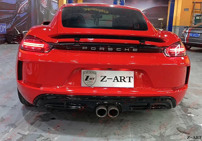 Z-ART для Porsche 718 Cayman GT 3 обвес для Porsche 718 Cayman тюнинговый обвес для Porsche 718 модифицированный обвес