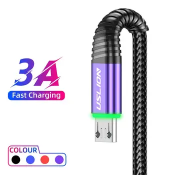 

Nylon USB 3.0 Fast Charge Cable Micro USB Quick Charge Adapter For iPhone Samsung XiaoMi Charger Magnet Fast Charging Cord