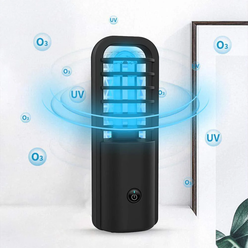 

Portable 3W UV Light Sterilizer USB Rechargeable UV Sanitizer UVC Lamp Sterilizer Ozone For Home Car UVC LED Lamp 265nm