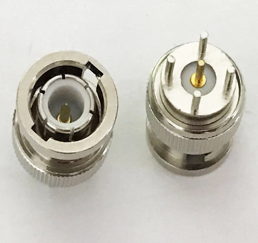 50pcs BNC plug Straight Male PCB Panel Mount RF Coax Coaxial Connector | Обустройство дома