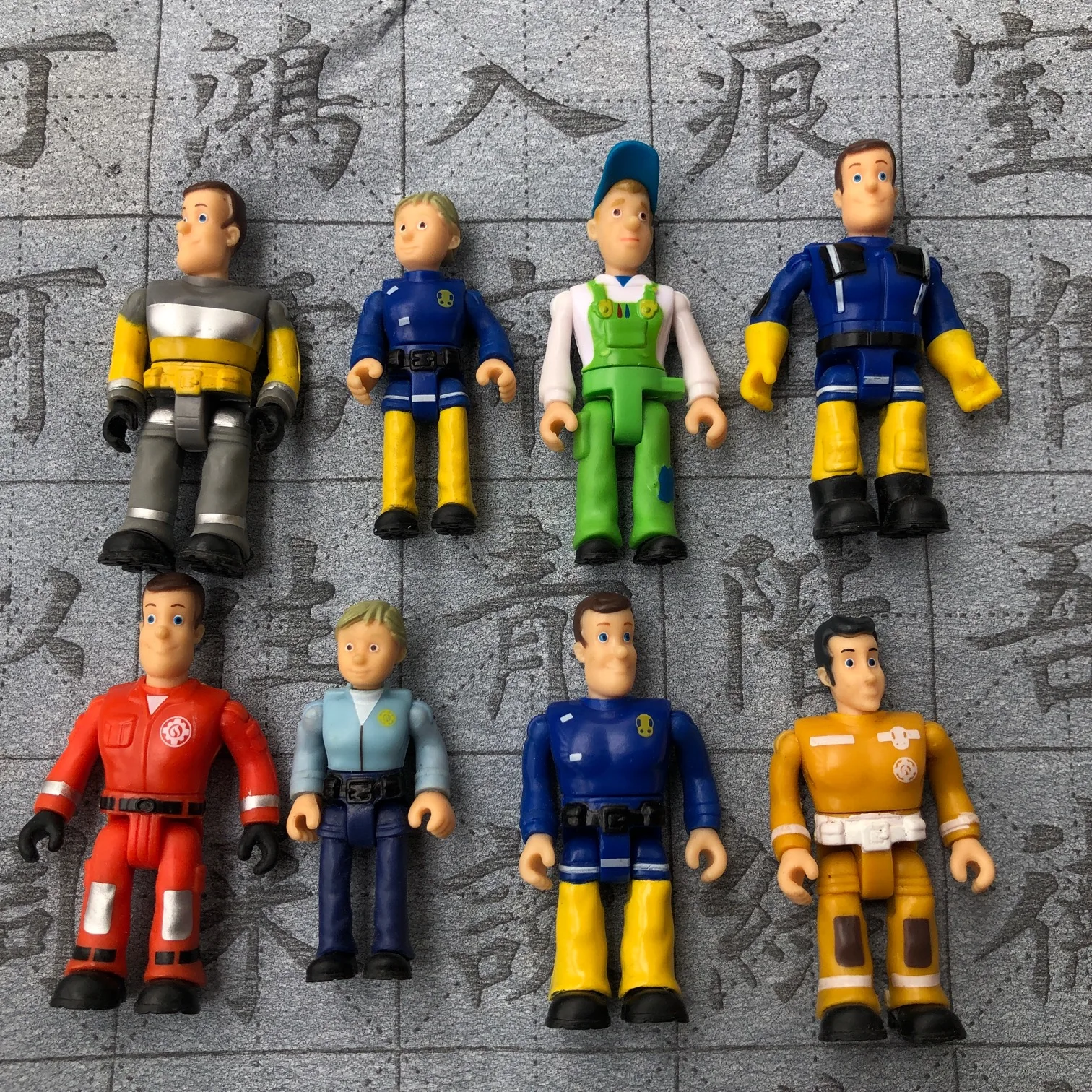 6cm hand movable pvc Fireman sam plush Figure toy | Игрушки и хобби