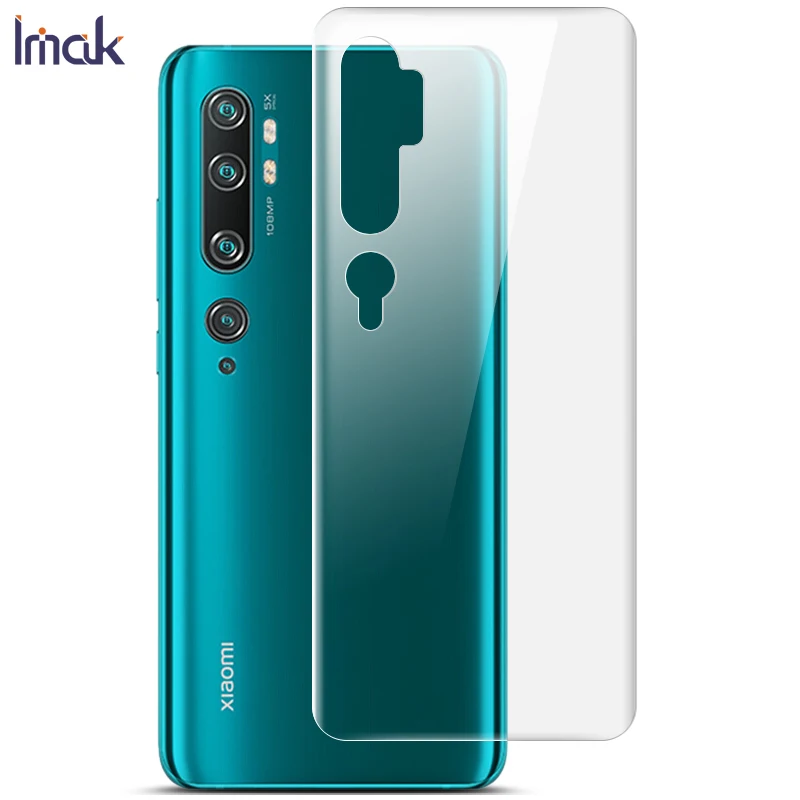 Для Xiaomi Mi Note 10 защитная пленка IMAK Hydrogel III Передняя и задняя 0,15 мм мягкая защитная пленка tpu для Xiaomi Mi Note 10 Pro - Цвет: 2PCS Back