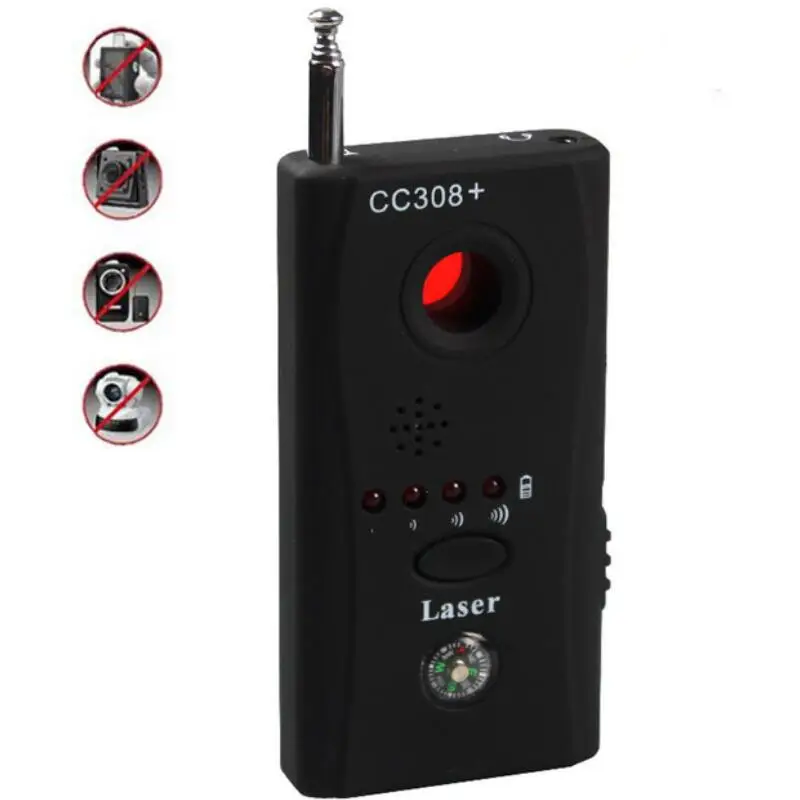 

CC308+ Full Range Wireless Anti-Candid Anti-eavesdropping RF Signal Detector GSM Device Finder Full-frequency Detector