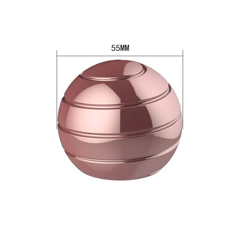 Fingertip rotary decompression toy fully disassembled rotating tabletop ball transfer gyro 4