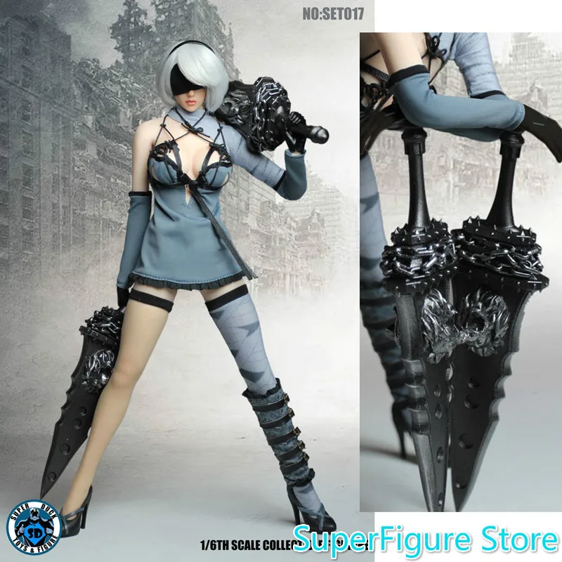 Супер утка 1/6 ниус: Automata 2B комплект одежды SET017 с Phicen фигурка в наличии | Игрушки и