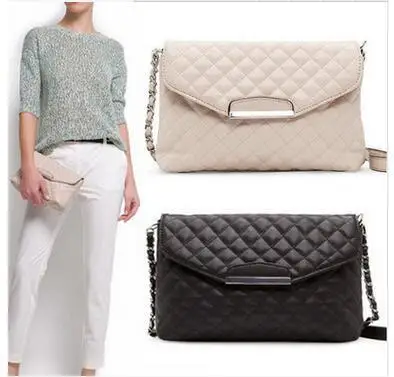 

Hot Selling 2017 New Style Europe And America WOMEN'S Fashion Handbag Mango Cross-body Shoulder Fashion Clutch Bag Quilted