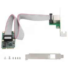 MINI PCI-E Gigabit проводной сетевой карты с светодиодный индикаторы для XP/WIN7/WIN8/WIN8.1/WIN10 сетевая карта