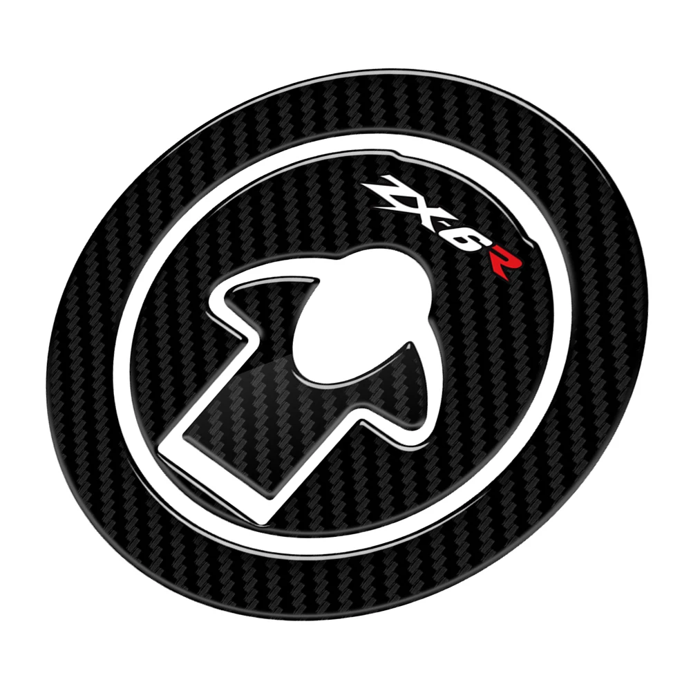 Ninja zx6r 3D углеродный вид мотоцикл Топливный Газ крышка водонепроницаемый протектор наклейки чехол для Kawasaki Ninja ZX-6R(ZX600) 1995-1999