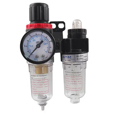 

Pneumatic Filter Regulator Air Source Treatment w 0-1MPa Gauge Ffqmp