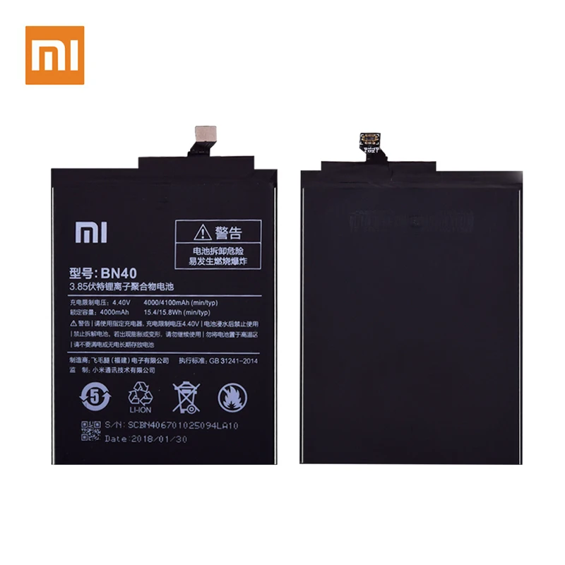 Аккумулятор BN40 для Xiaomi Redmi 4 Pro подлинный Xiao mi Batteria для Red mi 4 Pro Prime 4000/4100 запасная батарея AKKU для телефона, мАч+ Инструменты