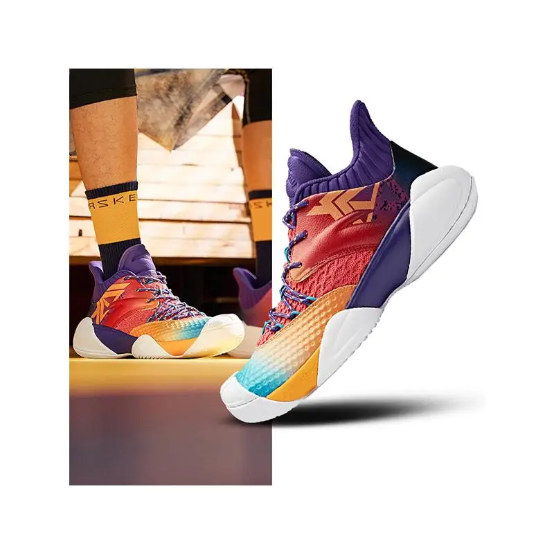 Новинка, мужские баскетбольные кроссовки Crazy Wild, удобные износостойкие спортивные кроссовки - Цвет: 5