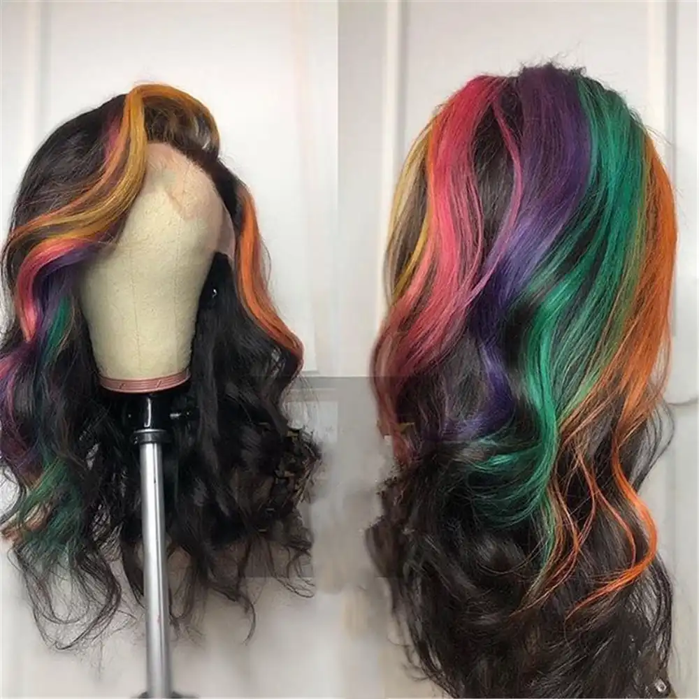 Rainbow brazilian hair Clearance