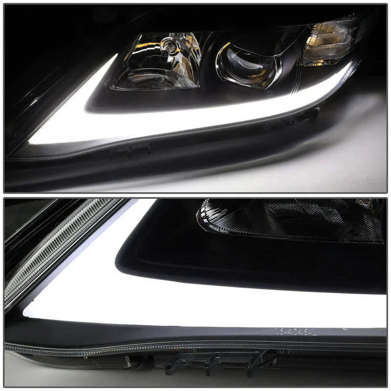 Передние фары для Toyota Camry 2010 2011 светодиодный головной фонарь в сборе DRL L + R с