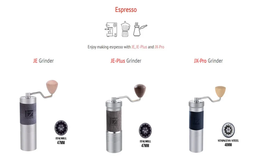 Super Manual Coffee Grinder Jx/jx-pro 