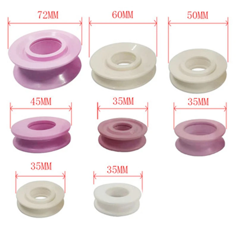 99 Full ceramic guide pulley U  V slot groove guide wheel external diameter 60mm thickness 13mm al2o3 ceramic wheel (5)