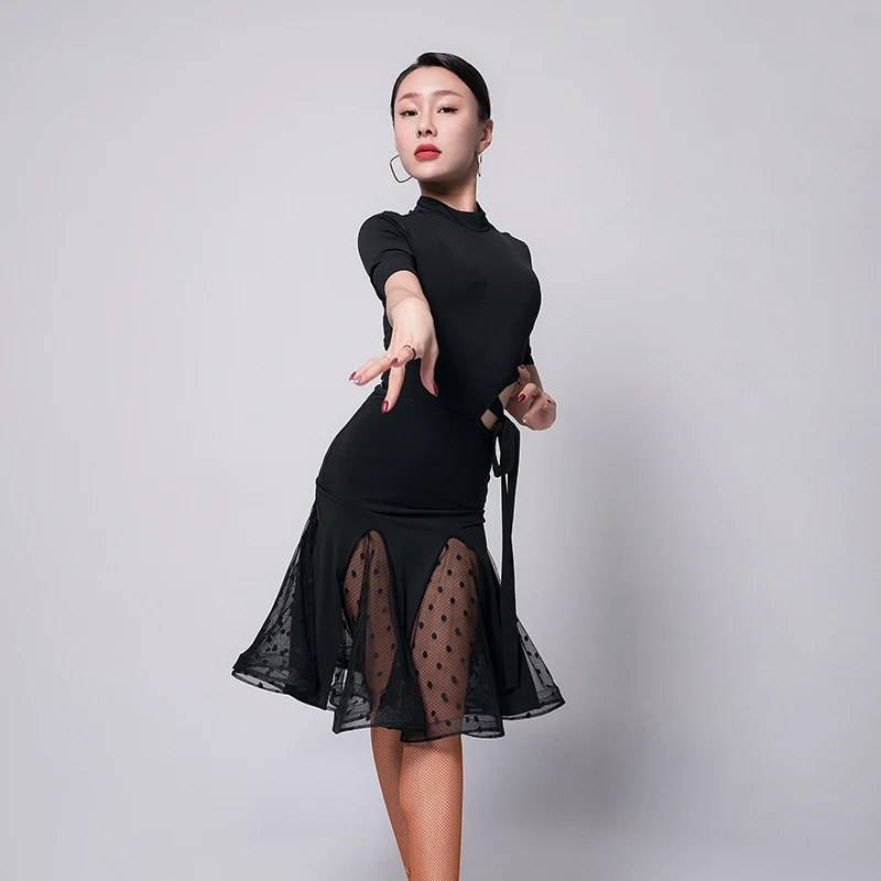 

Latin Dance Dress Women Sexy Fringe Skirt Rumba Practice Clothes Ballroom Dance Tango/Samba/Salsa Dance Performance Costumes