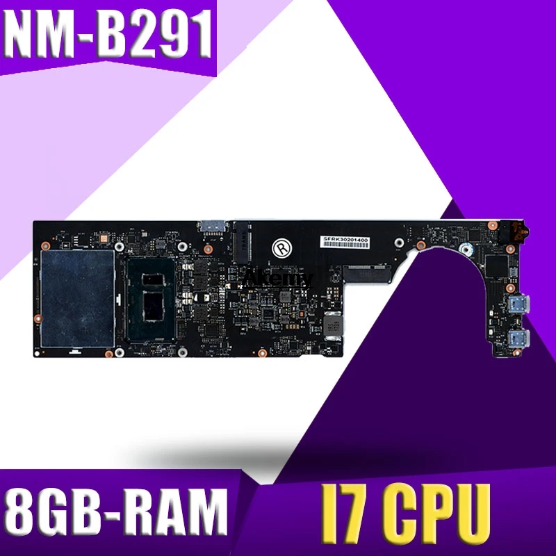 

NM-B291 Laptop motherboard for Lenovo YOGA 920-13IKB original mainboard 8GB-RAM I7-8550U