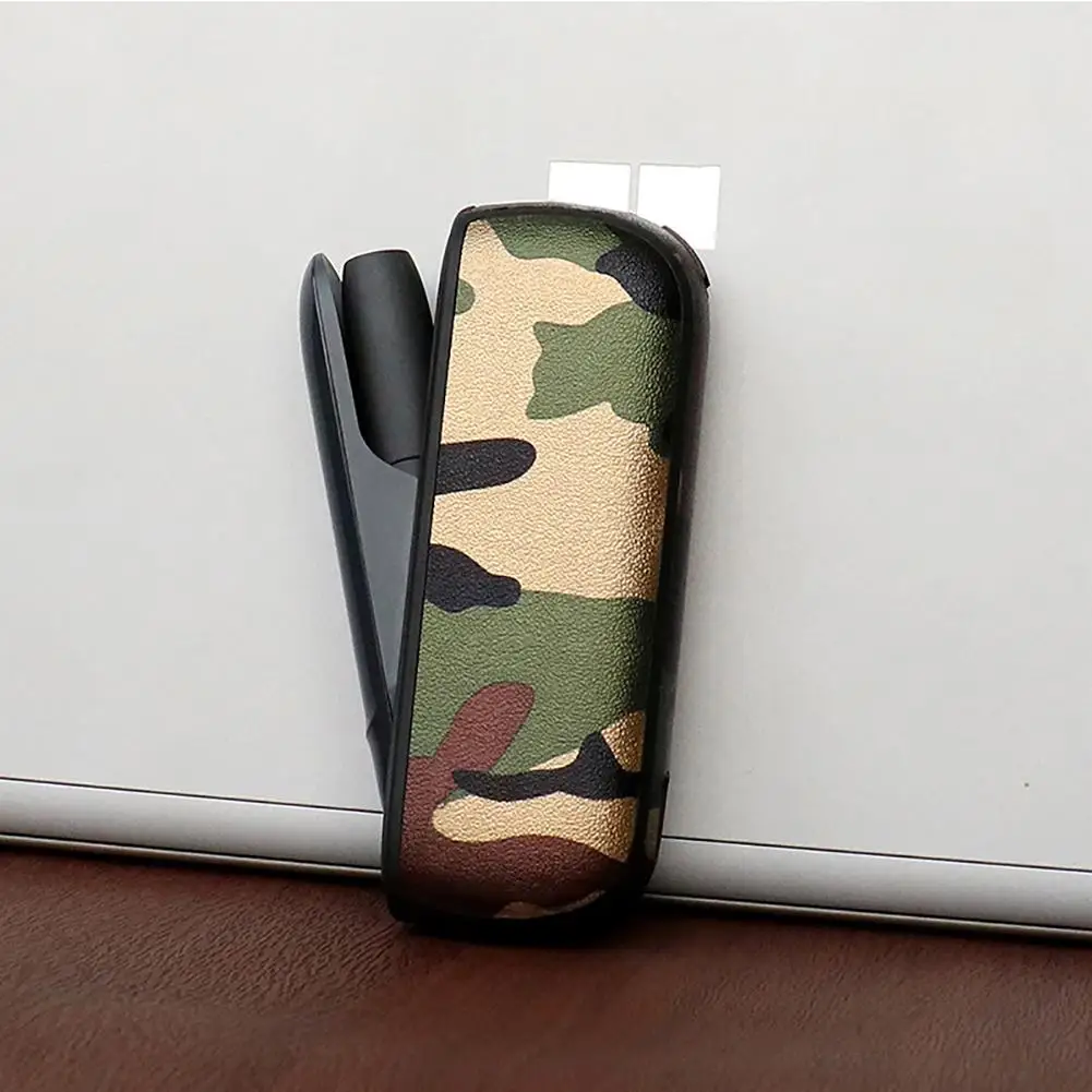 Защитный чехол прочный и тонкий Камуфляжный кожаный чехол для IQOS3.0