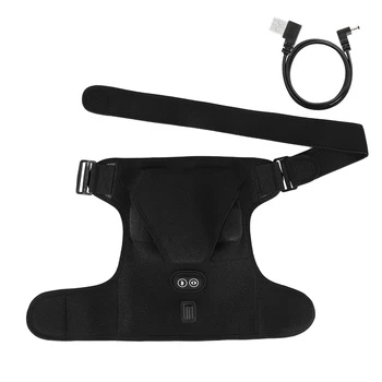 

High Quality OK Cloth Men And Women Adjustable Strap YHG Heating Vibration Shoulder Pad With 1.2m USB Data Cable Heating Wrap