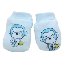 Варежки для новорожденных, варежки, милые Мультяшные детские перчатки, Мультяшные маленькие обезьянки, противоскользящие перчатки, мягкие и удобные детские перчатки, варежки