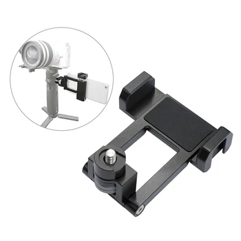 

Smartphone Clip Gimbal Stabilizer Phone Holder Clamp Bracket 1/4 Inch Screw with Cold Shoe Mount for Zhiyun Crane Stabilizer