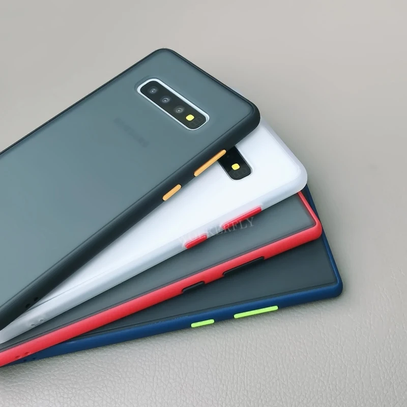Противоударный защитный чехол для samsung Galaxy m30s A10 A20 A30 A40 A50 A60 A70 A80 S8 S9 S10e S10 Note 8, 9, 10, J4 J6 плюс резиновый матовый чехол
