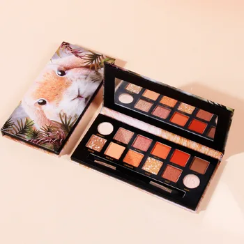 

The new noble pet 12 color eye shadow animal matte pearl plate hot style make-up