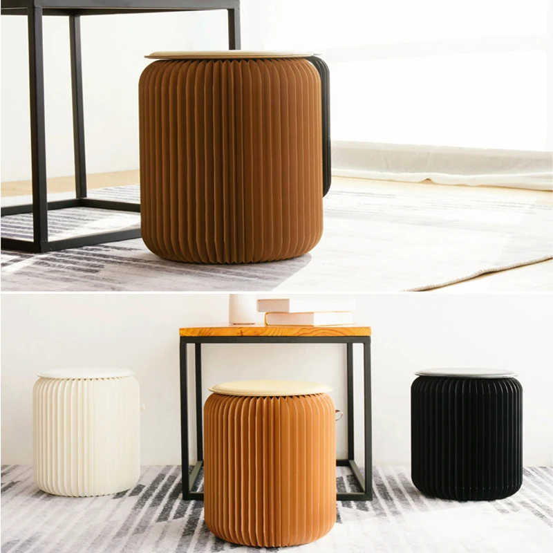 Креативный складной портативный компактный табурет пуфик оттоманка для