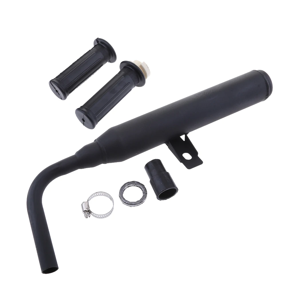 Труба глушителя с зажимом комплект+ 7/8 ''ручки для Yamaha PW50